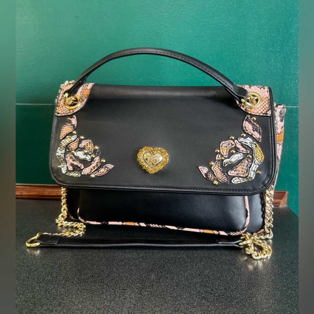 Betsey Johnson | Bags | Black  Snake Faux Leather